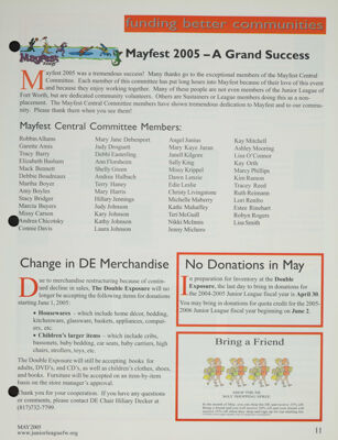 Funding Better Communities: Mayfest 2005 - A Grand Success