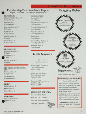 Little Leaguers, October-November 2006