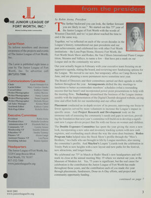 Lariat Publication Information, May 2005
