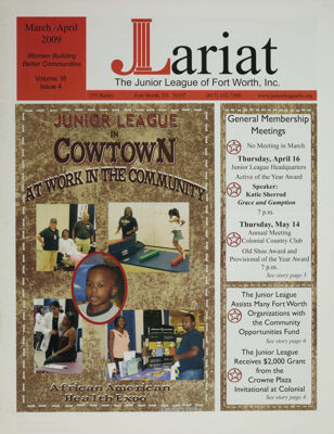 The Lariat, Vol. 16, No. 4, March-April 2009 Front Cover