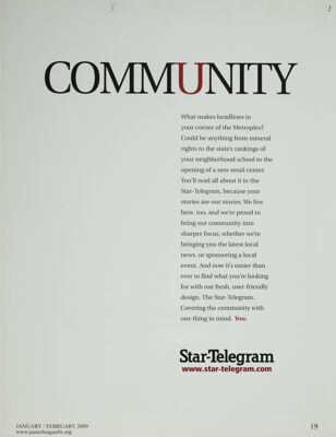 Star-Telegram Advertisement, January-February 2009