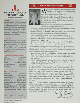 Lariat Publication Information, September-October 2008