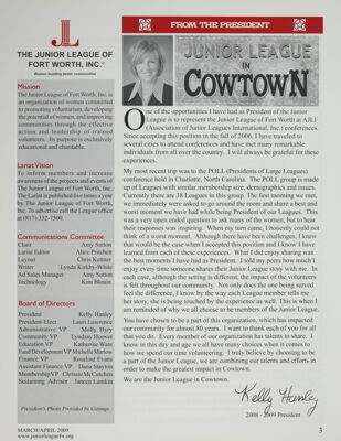 Lariat Publication Information, March-April 2009