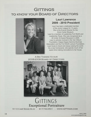 Gittings to Know Your Board of Directors: Lauri Lawrence