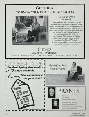 Brants Realtors Advertisement, March-April 2009