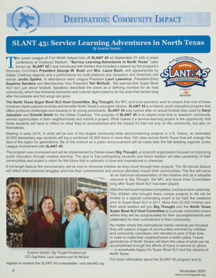 SLANT 45: Service Learning Adventures in North Texas