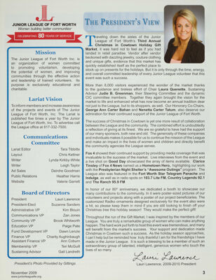 Lariat Publication Information, November 2009