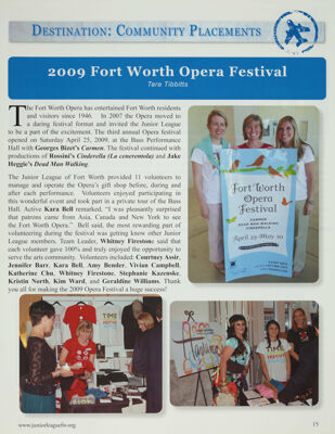 2009 Fort Worth Opera Festival