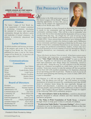 Lariat Publication Information, September-October 2009