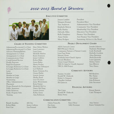 2002-2003 Board of Directors
