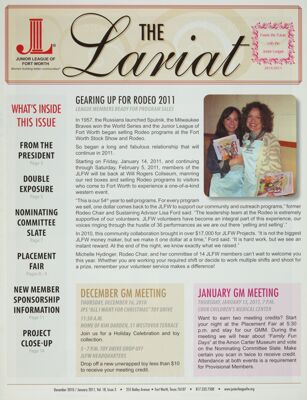 The Lariat, Vol. 18, No. 3, December 2010-January 2011