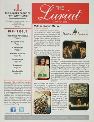 The Lariat, Vol. 20, No. 2, Winter 2012
