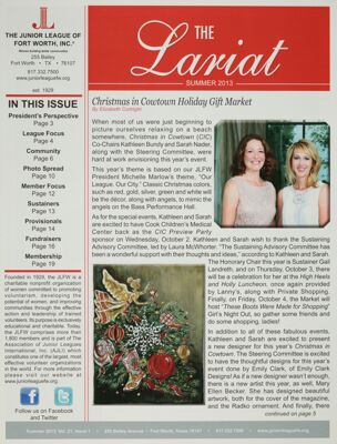 The Lariat, Vol. 21, No. 1, Summer 2013