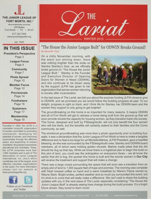 The Lariat, Vol. 21, No. 2, Winter 2013