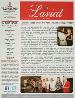 The Lariat, Vol. 21, No. 4, May 2014