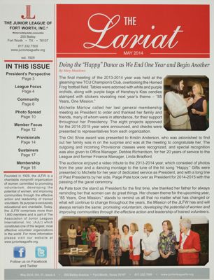 The Lariat, Vol. 21, No. 4, May 2014