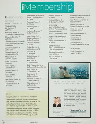 iMembership Report, March 1-June 30, 2011