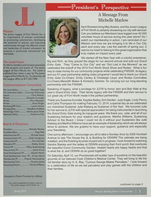 President's Perspective: A Message From Michelle Marlow, Spring 2014