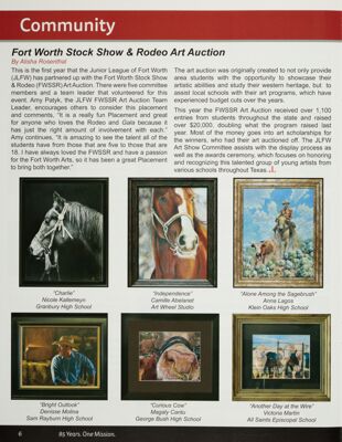 Fort Worth Stock Show & Rodeo Art Auction, Spring 2015