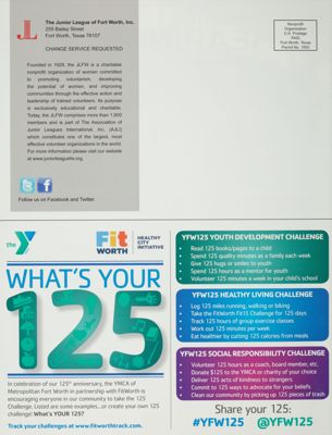 YMCA of Metropolitan Fort Worth Advertisement, Summer 2015