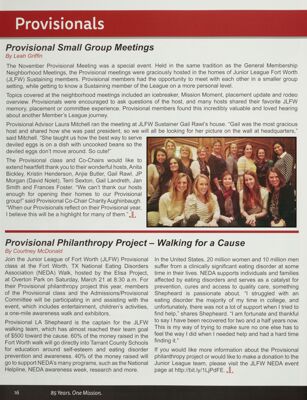 Provisional Philanthropy Project - Walking for a Cause