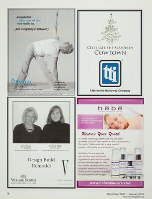 Baylor All Saints Medical Center Advertisement, December 2009-January 2010