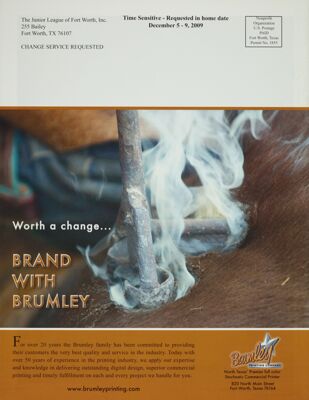 Brumley Printing Company Advertisement, December 2009-January 2010