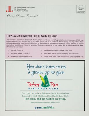 Christmas in Cowtown Tickets Available Now!
