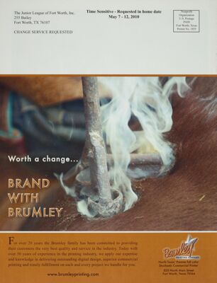 Brumley Printing Company Advertisement, May 2010
