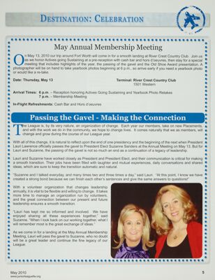Passing the Gavel - Making the Connection