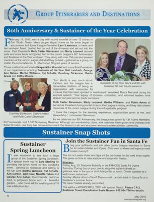 80th Anniversary & Sustainer of the Year Celebration