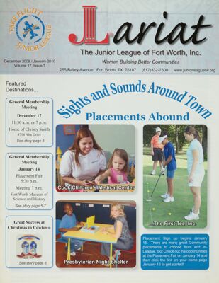 The Lariat, Vol. 17, No. 3, December 2009-January 2010 Front Cover