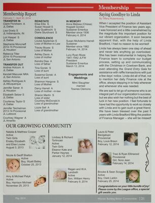 Our Growing Community, May 2014