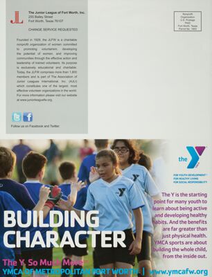 YMCA of Metropolitan Fort Worth Advertisement, Spring 2015