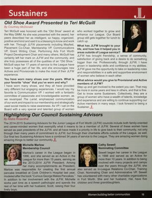 Highlighting Our Council Sustaining Advisors, Summer 2015