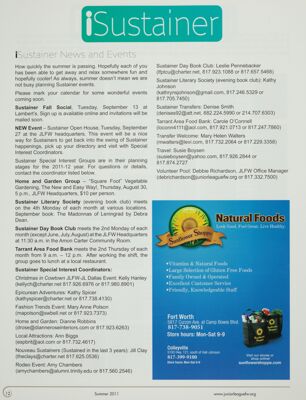 iSustainer News and Events, Summer 2011