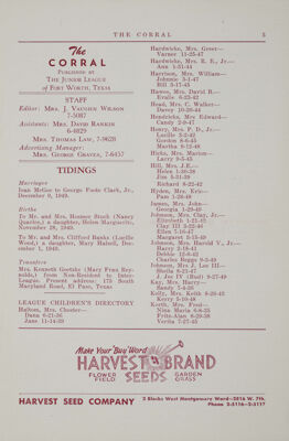 League Children's Directory, January 1950