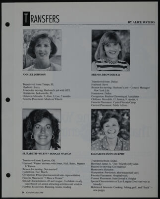 The Junior League of Fort Worth Scrapbook, 1990-1991, Page 21