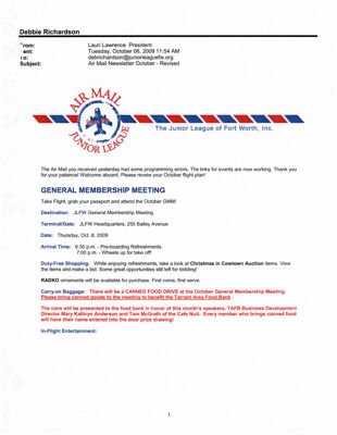 Air Mail, October 2009
