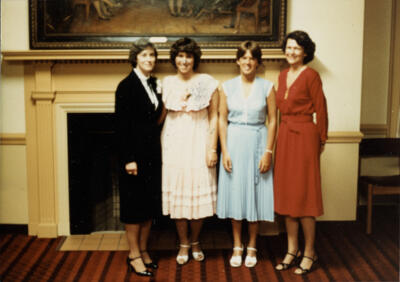 zeta beta charter members photograph, 1980 (image)