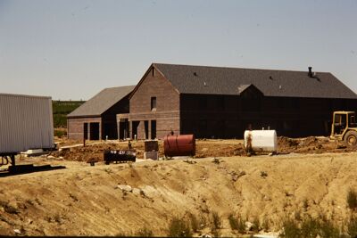 zeta mu chapter house under construction slide, may 1990 (image)