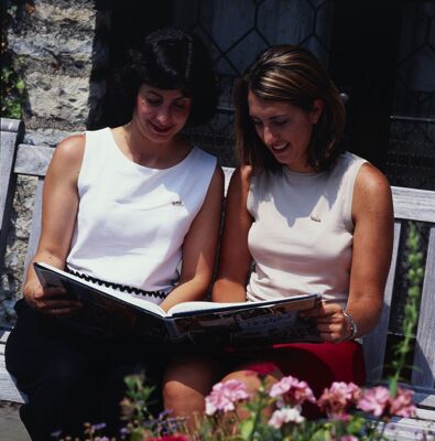 two kappas read history 2000 on a bench negative 9, july 2002 (image)