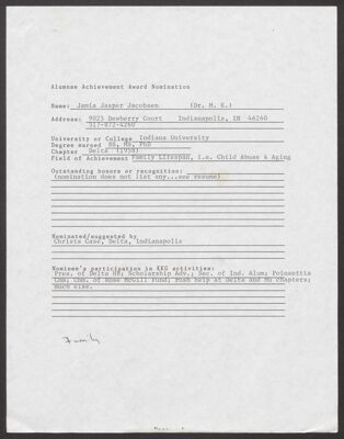 marshall yovits to jamia jacobsen letter, august 12, 1986 (image)