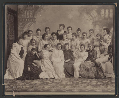 upsilon chapter, 19th century kappas cabinet card. (image)