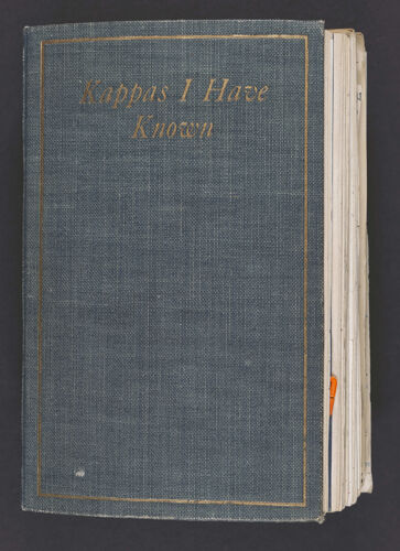 Kappas I Have Known Scrapbook, 1886-1961