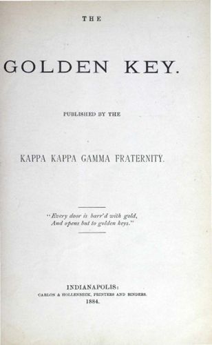 The Golden Key, Vol. 2, No. 3, December 1884 (image)