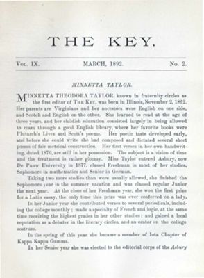 the key, vol. 30, no. 2, may 1913 (image)