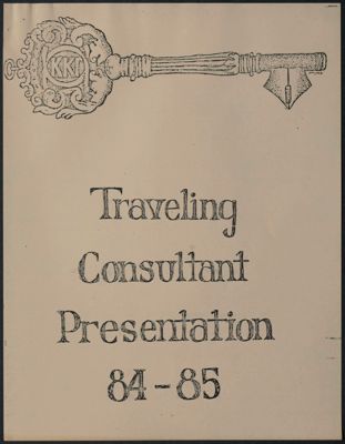 traveling consultant presentation, 1984-1985 (image)