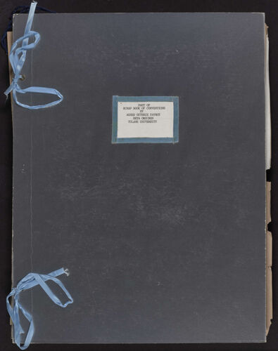 Agnes Favrot Convention Scrapbook Part I, 1904-1972