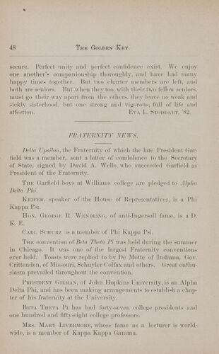 Fraternity News, May 1882 (image)